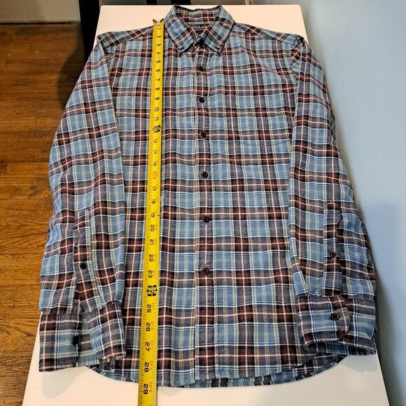 J. Crew Men's Small Mercantile Long Sleeve Button Down Plaid Shirt Style #J4597 - Picture 13 of 15